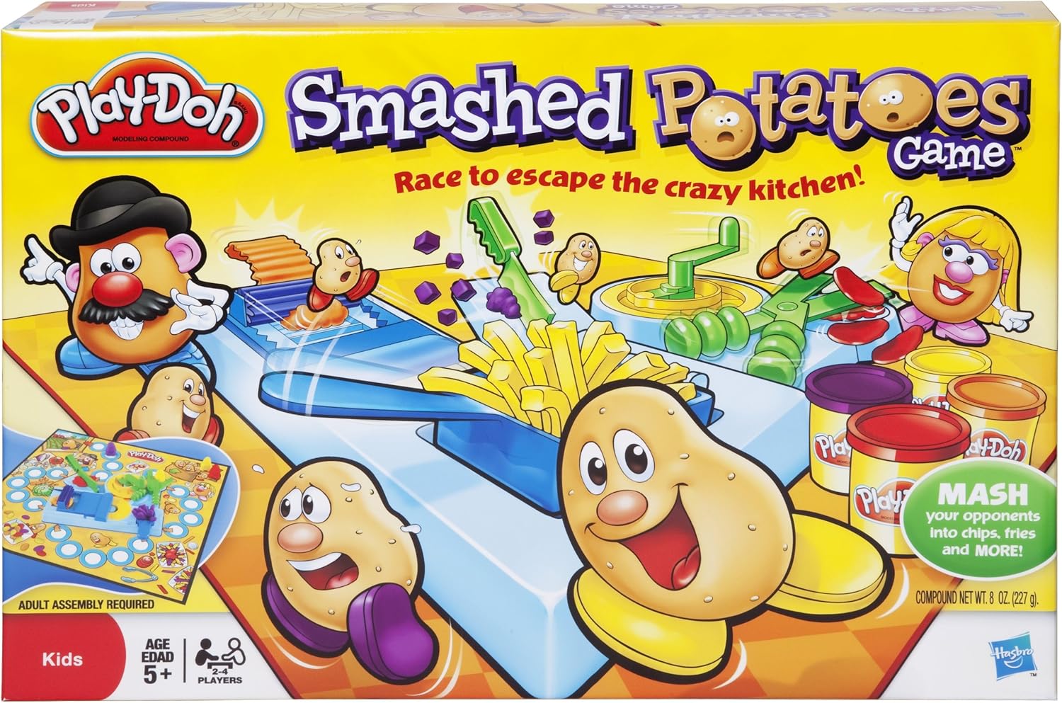 Board Play-Doh Smashed Potatoes Game 