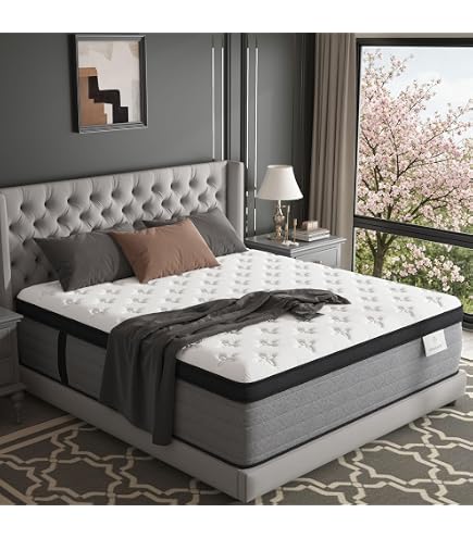 Amazon.com: Onlylucky King Size Mattress 12 Inch, Luxury Hybrid