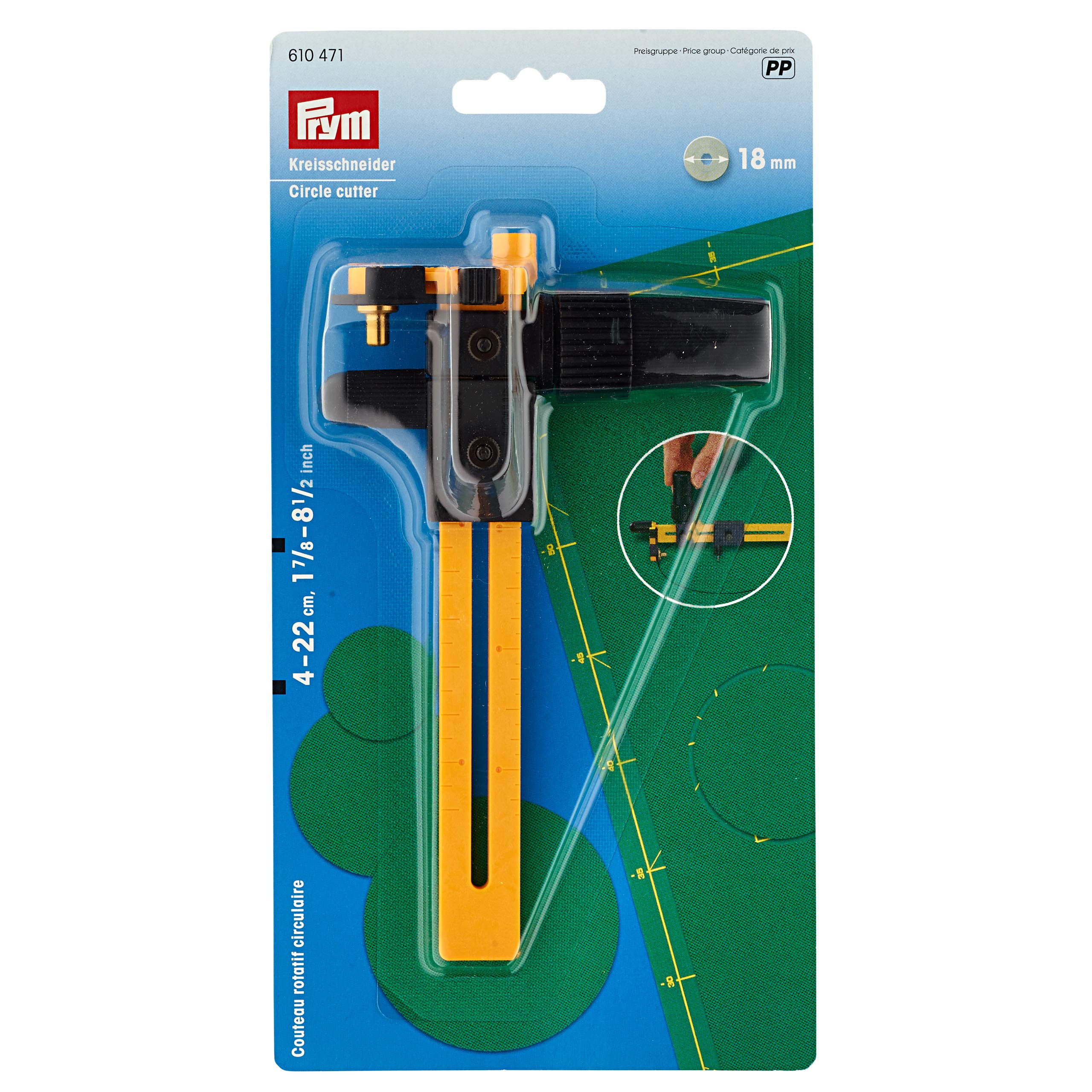 Prym - 18mm Circle Cutter - 1 Unit