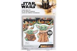 Perler 80-63090 The Mandalorian Baby Yoda Star Wars Fuse Bead Blister Kit, 1000pcs