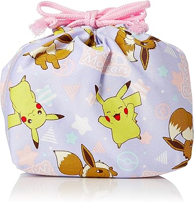 Amazon Co Jp ポケットモンスター ランチバッグ ポケットモンスター 巾着ランチ キッズ パープル 018 シューズ バッグ