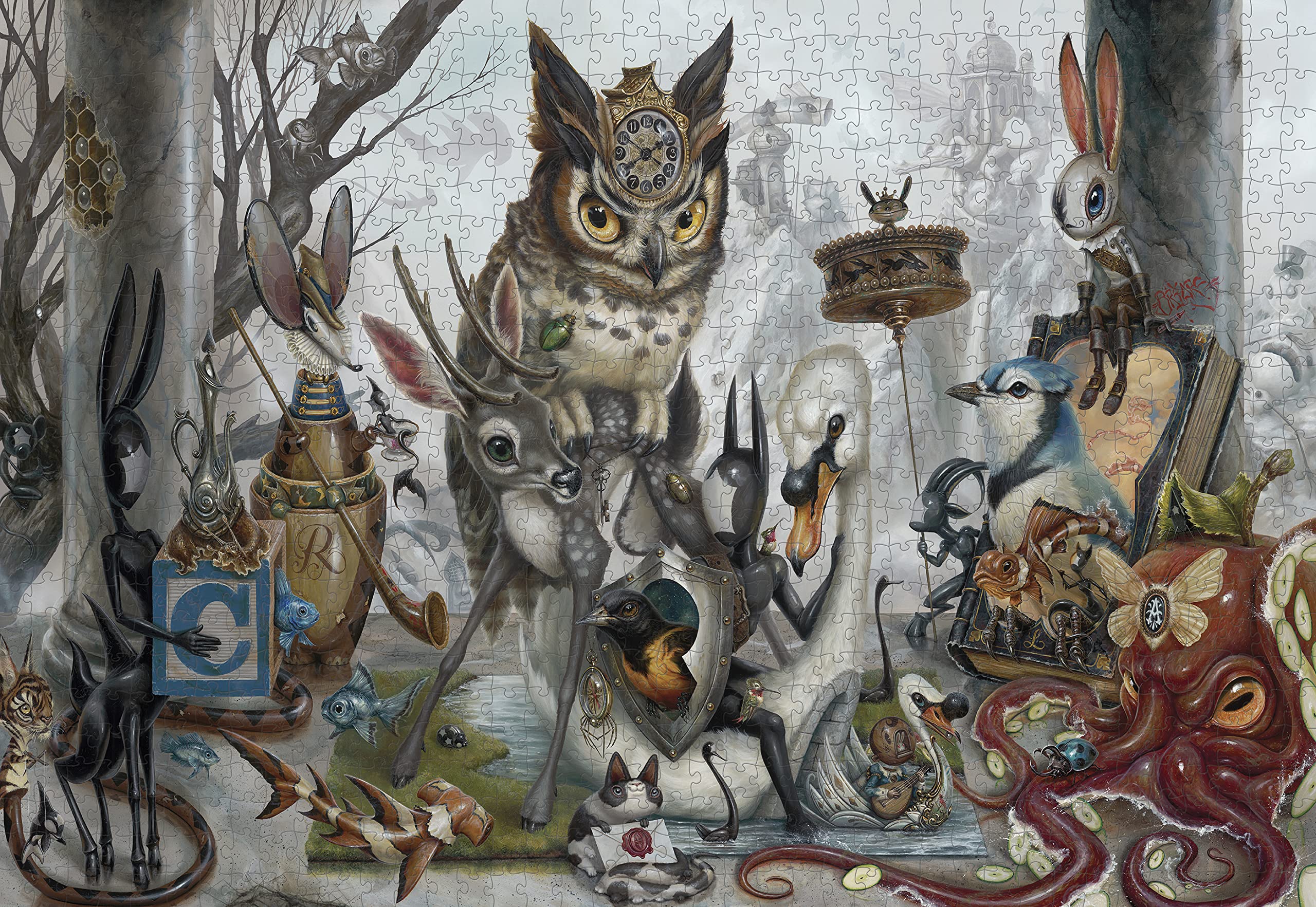 Pomegranate 1000 Piece Jigsaw Puzzle for Adults, Greg CRAOLA Simkins' Let The Outside in, Matte Finish, Snug Fit