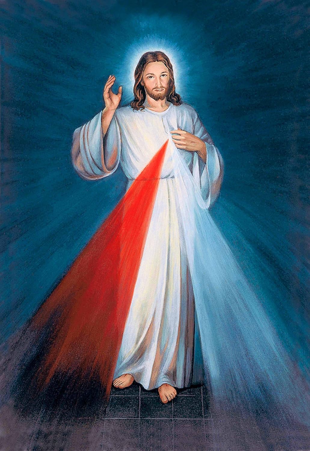 Amazon Com Divine Mercy Jesus Poster A3 A4 Print Christ Picture
