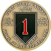United States Army Fort Riley 1st Infantry Division Home of The Big Red One Challenge