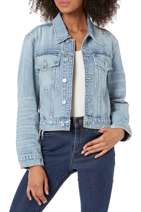 Lola Shrunken Trucker Denim Jacket 