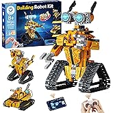 Sillbird Robot Building Kit with Remote Control STEM Gifts for Boys Age 8-12, Technic Buildable 3in1 Model Coding Robotic Set Birthday Toys for Kids Teens (468 Pieces)
