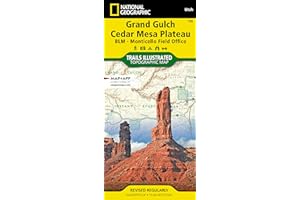 Grand Gulch, Cedar Mesa Plateau Map [BLM - Monticello Field Office] (National Geographic Trails Illustrated Map, 706)
