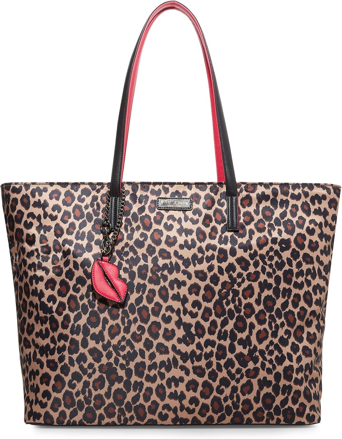 Betsey Johnson Women's Nylon Gone Wild Tote Bag, Leopard, One Size