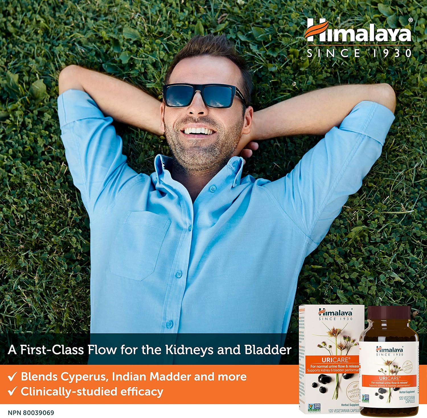 Himalaya UriCare/Cystone for Caffeine-Free, Kidney and Urinary Tract Support for Men and Women, 840 mg, 240 Capsules, 2 Month Supply: Health & Personal Care