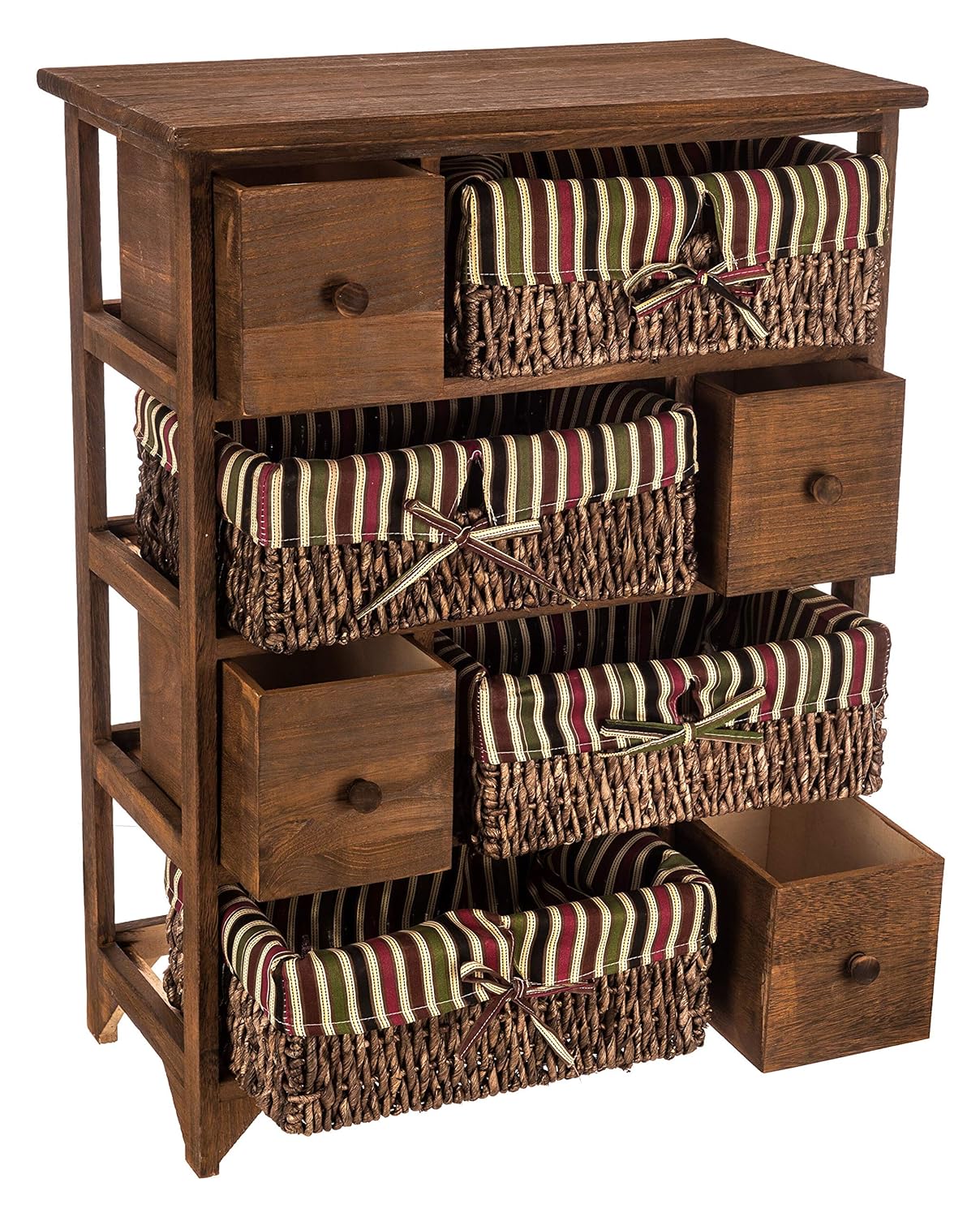 Costello Mulberry Hq Wooden Wicker Maize Basket Storage Large