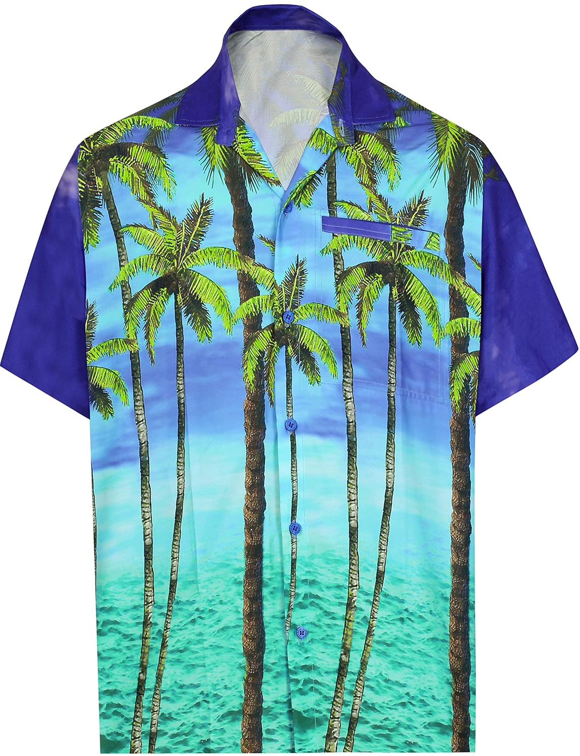 Men HAPPY BAY Mens Hawaiian Shirt 