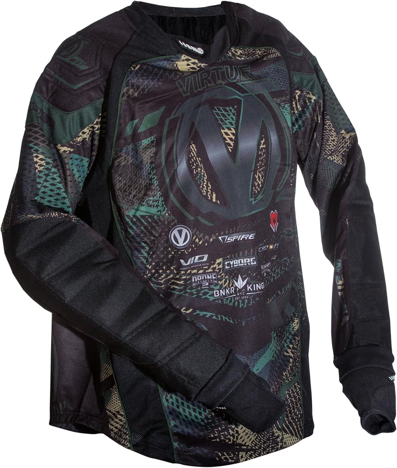 Virtue Elite Pro Paintball Jersey Camo Large Clothing