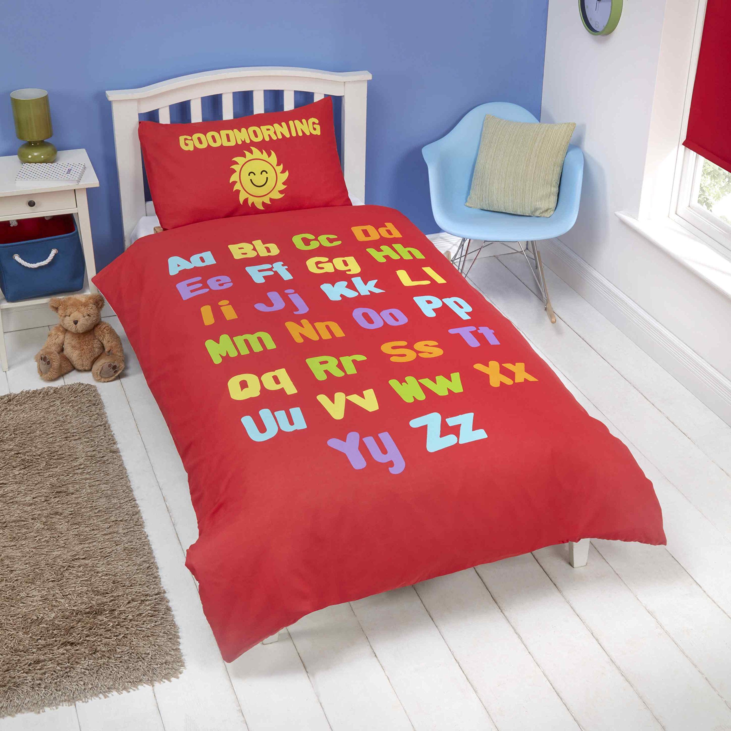 Rapport Bedtime Learning Duvet Set, Multi-Colour, Single