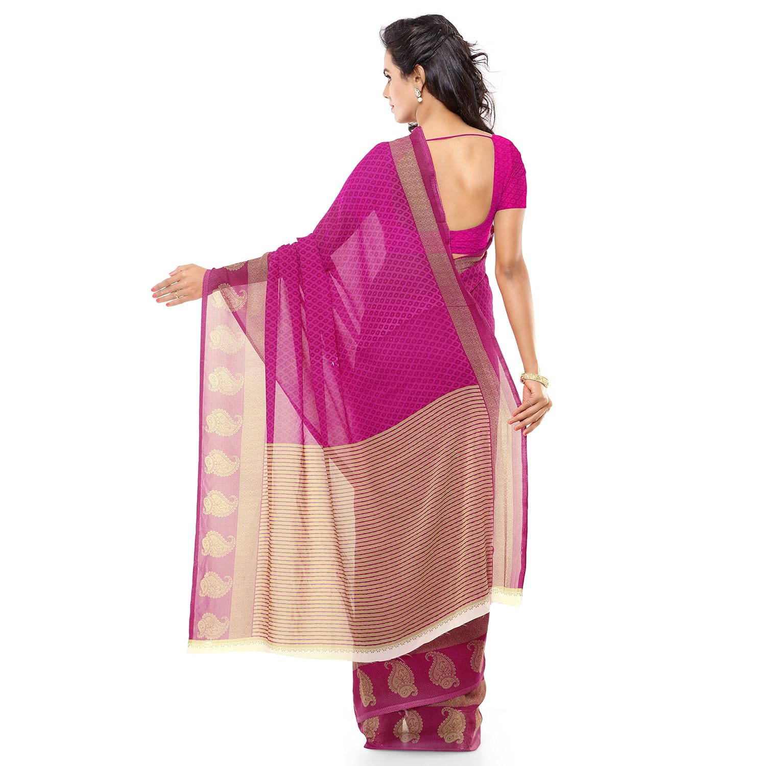 anand sarees saree with blouse piece