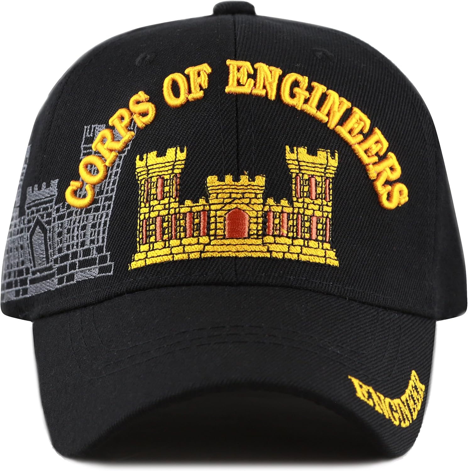 The Hat Depot Official Licensed Military Combat Engineer Cap (One Size