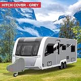 GadLane Caravan Hitch Cover 90cm x 62cm Waterproof Heavy Duty Nylon view 6