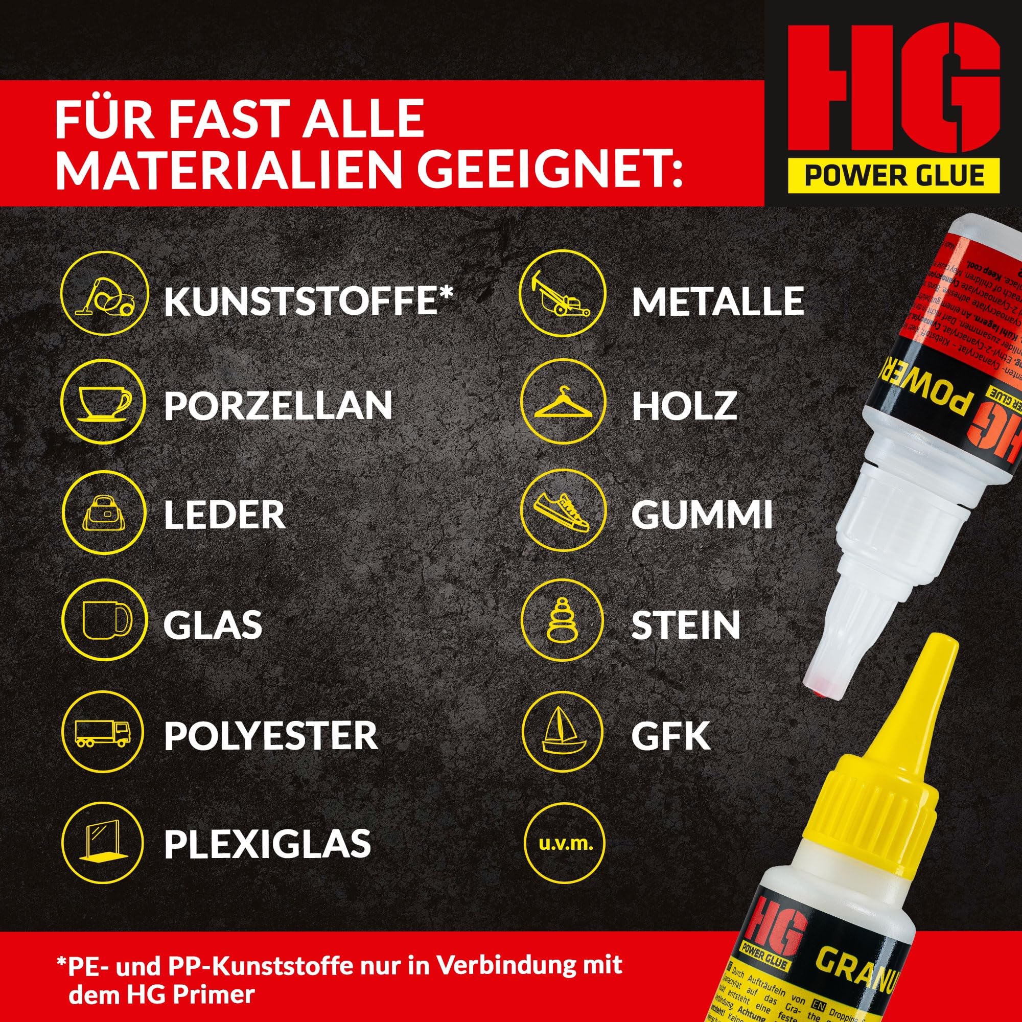 Die Schweißnaht aus der Flasche by HG Power Glue I MINIs I Sekundenkleber extra stark 4