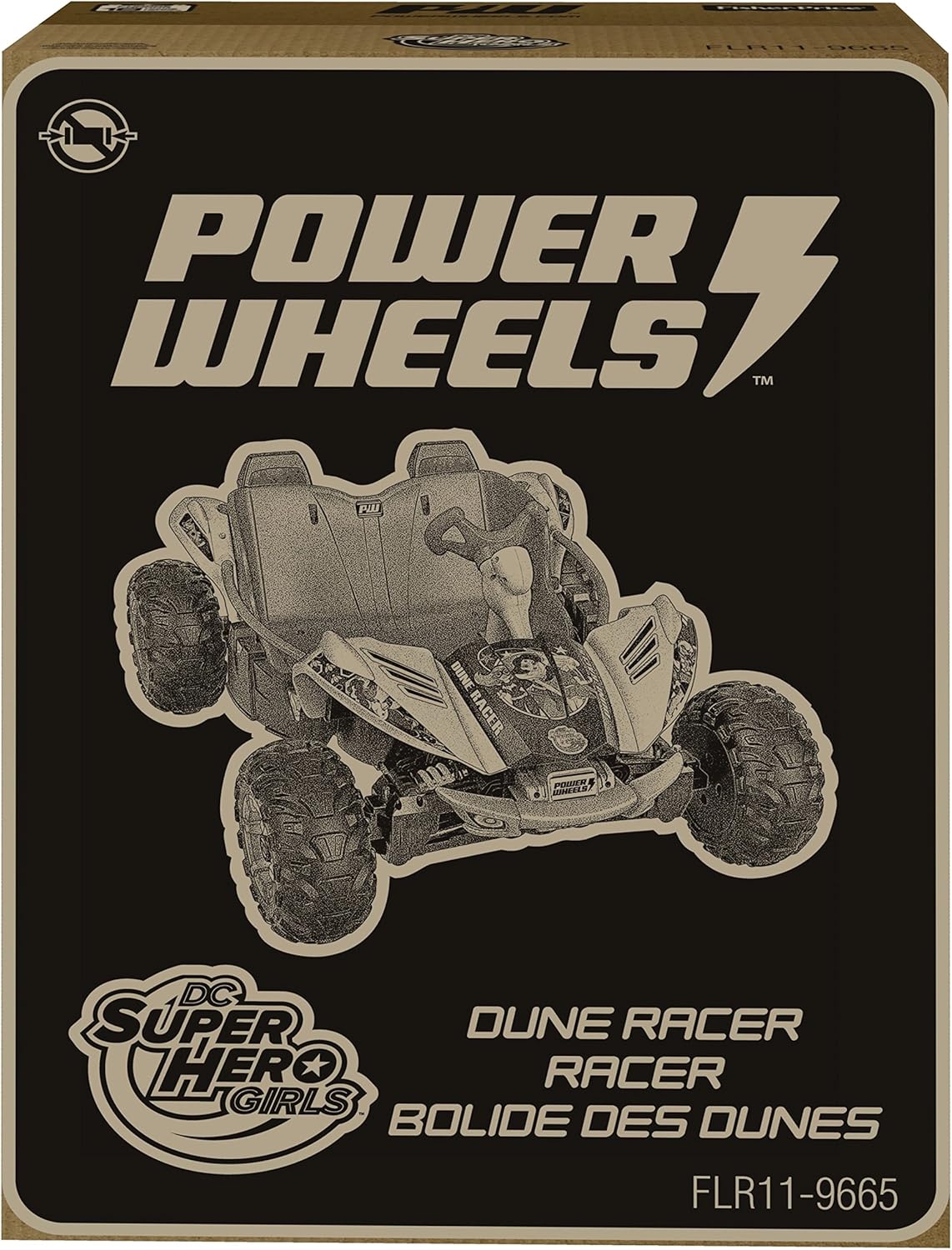 power wheels dc super hero girls dune racer