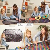 ODOXIA Sensory Wall Sequin Flip Fabric Kids Reversible Sequins ADHD Toy view 7