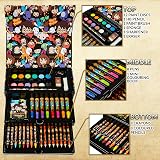 Harry Potter Kids Art Set Colouring Pens Pencils Crayons Travel Case Gifts view 4
