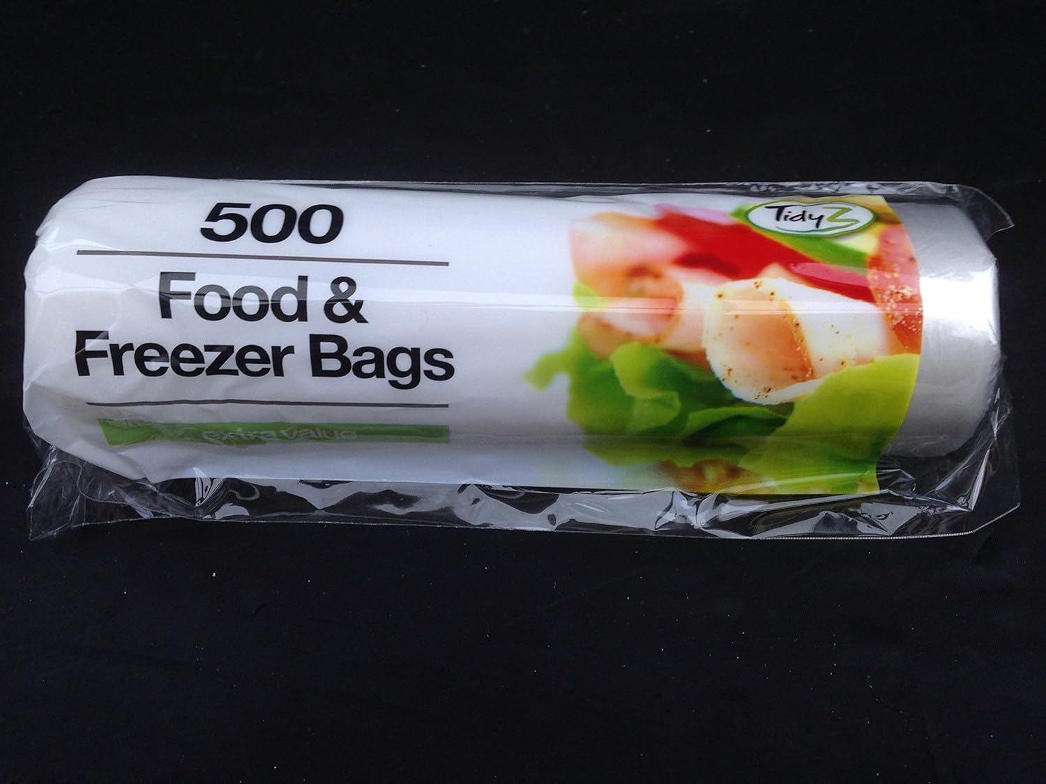 500 srong food freezer storage bags on a rolls 17cm x 19cm for