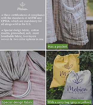 mebien muslin ring sling