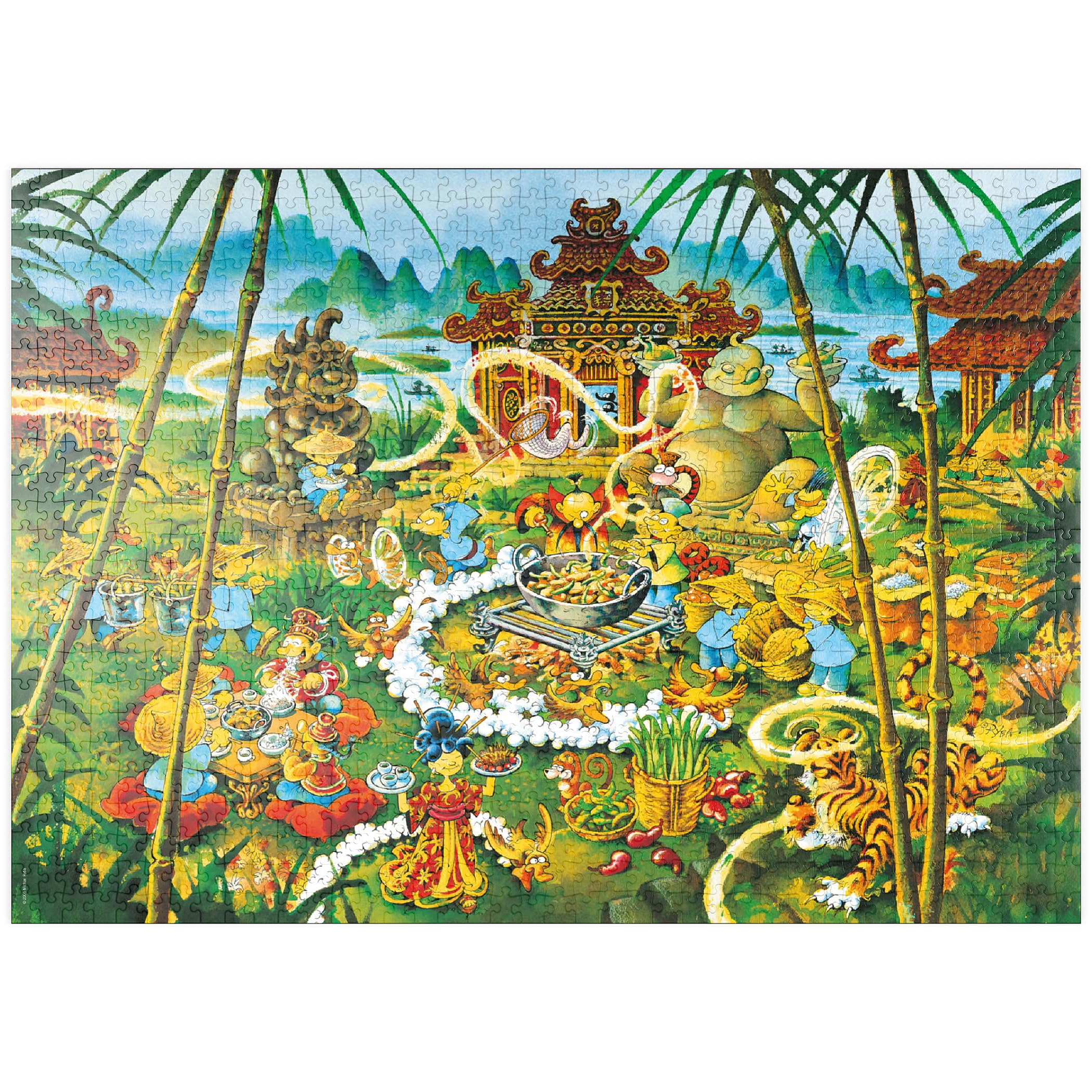 Peking Duck - Michael Ryba - Cartoon Classics - Premium 1000 pieces Puzzle - MyPuzzle special collection from Heye Puzzle
