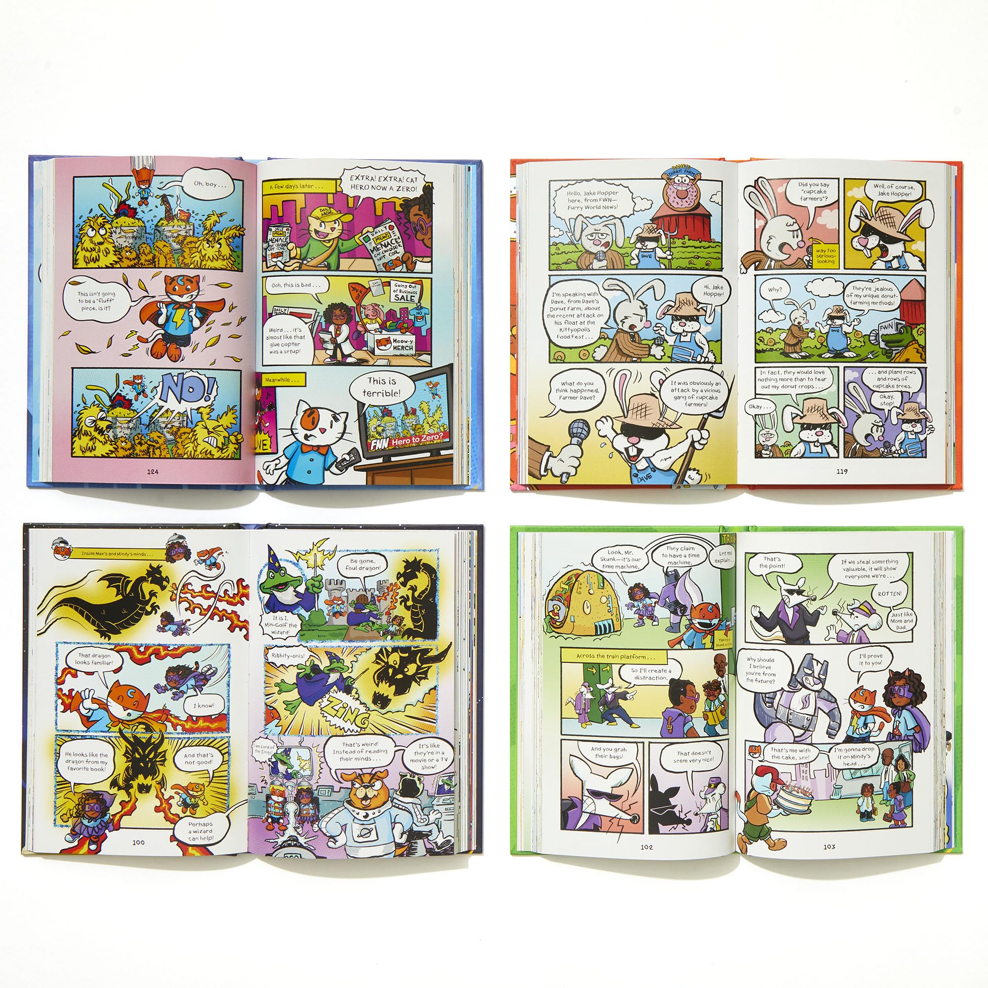 Max Meow Boxed Set: Welcome to Kittyopolis (Books 1-4): (A Graphic Novel Boxed Set)