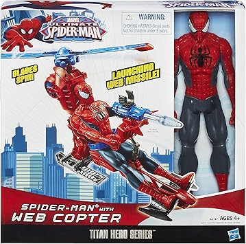 spider man web copter toy