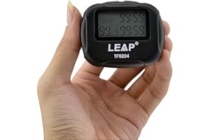 Biscount LCD Digital Large Display Alarm Interval Timer TF6204 Trainning Running Yoga Weight Lifting Running Stopwatch Sports Timer