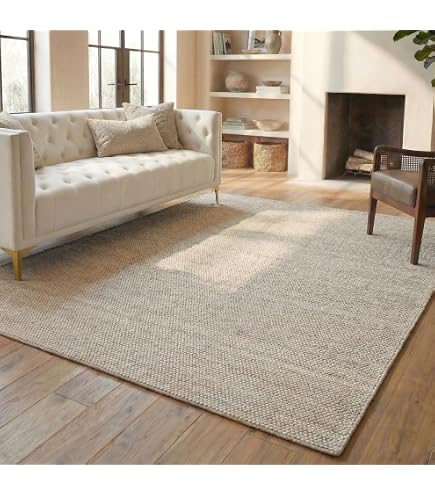 Amazon.com: SAFAVIEH Natura Collection 8' x 10' Sage / Ivory