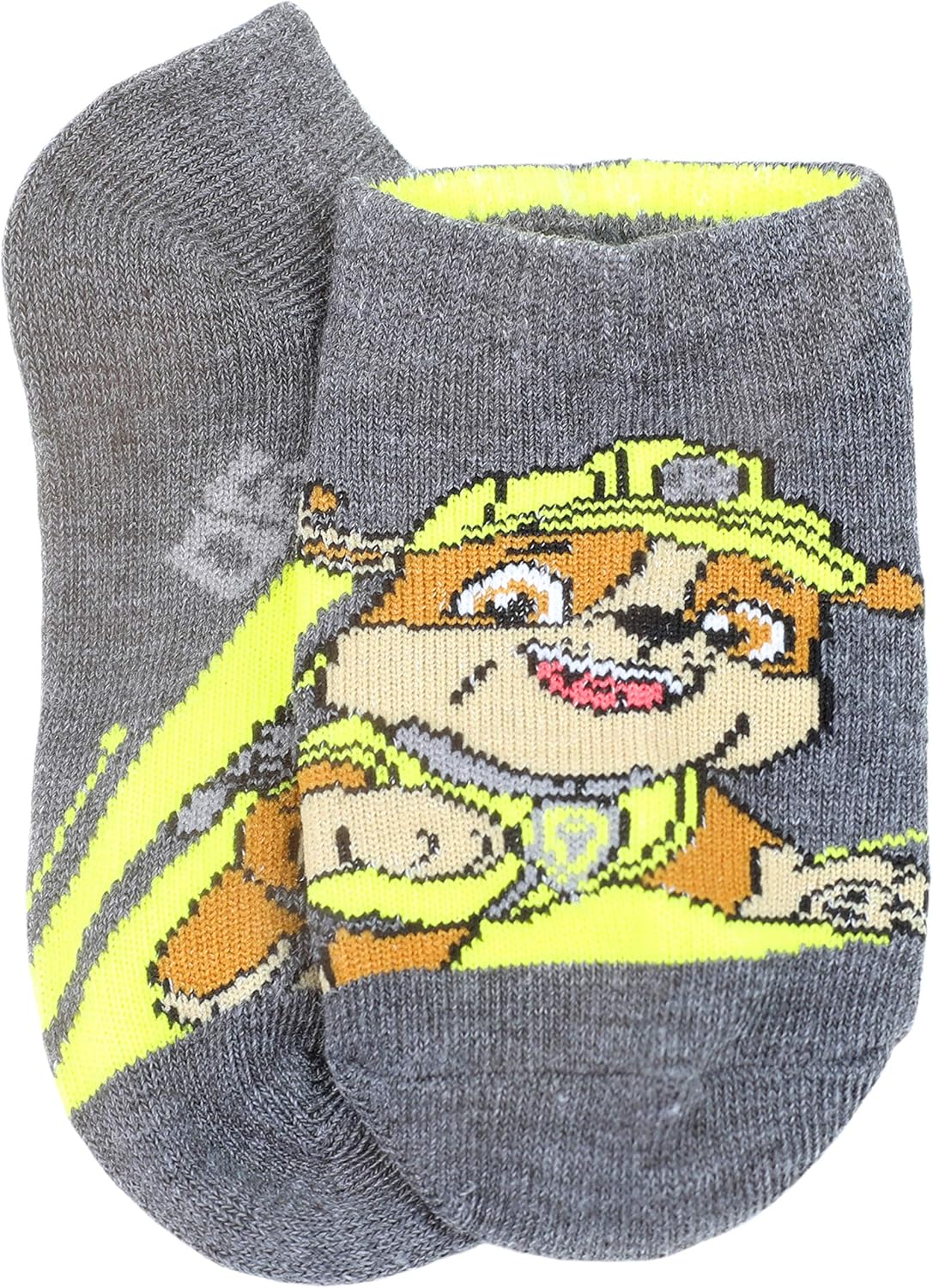 Nickelodeon Little Boy's PAW Patrol 5 Pack Character No Show Socks (Grey/Navy, Small - Kids Shoe Size 7-10): Clothing