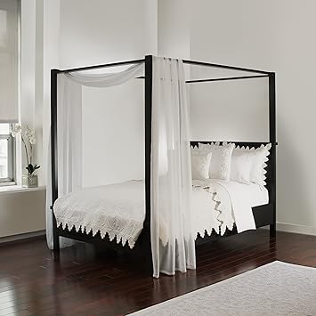 Buy Royale Home Canopy Bed Scarf White Sheer Online At Low Prices