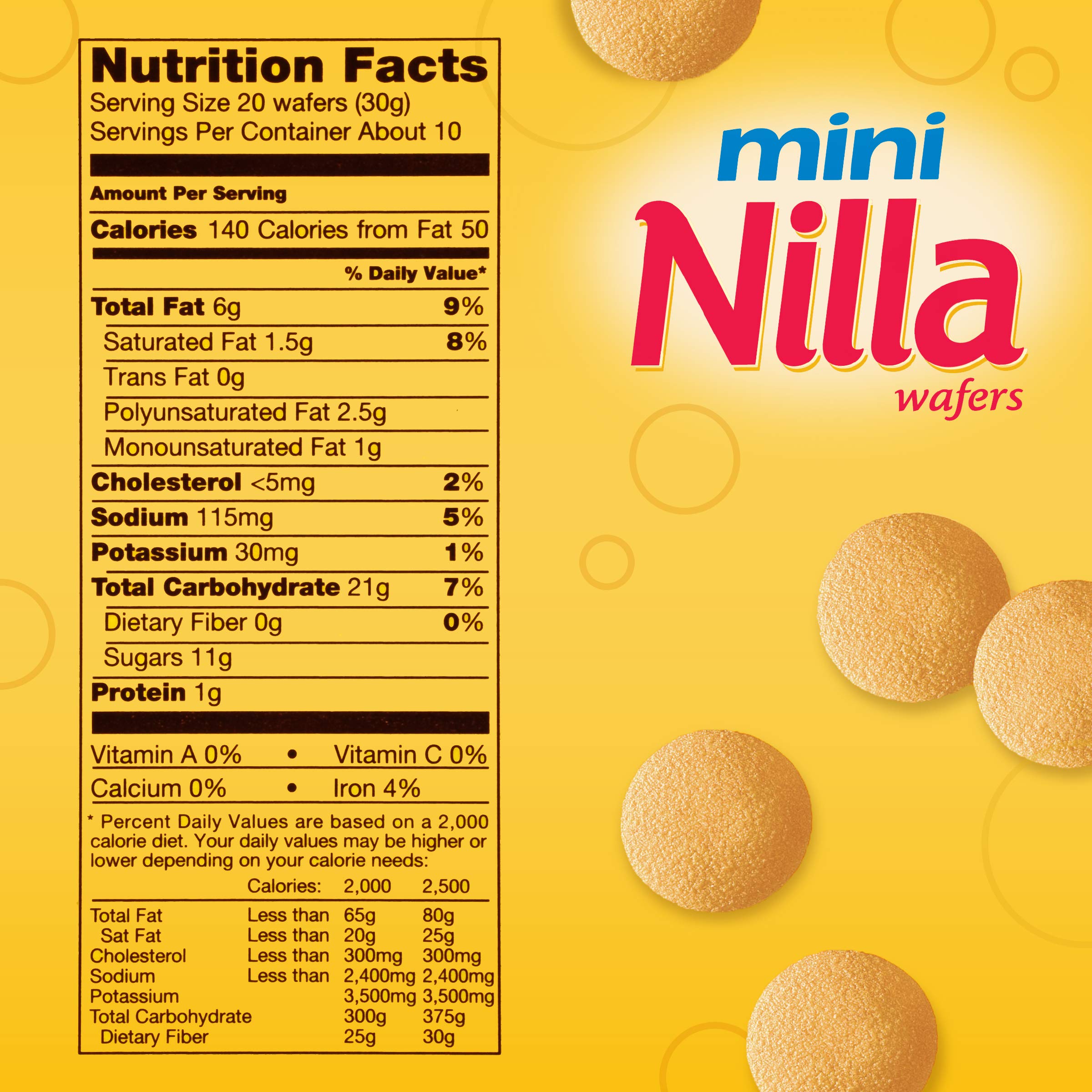 Nilla Wafers Mini Vanilla Wafer Cookies, 11 oz Box Buy Online in