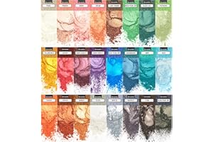Mica Powder for Epoxy Resin – Pigment Powder for Nails – Epoxy Resin Color Pigment – Soap Making Dye – Mica Pigment Powder 24