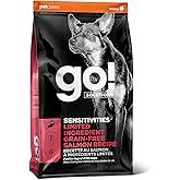 Go! Solutions Sensitivities Limited Ingredient Salmon Grain-Free Dry Dog Food, Chicken-Free Kibble Made by Experts for Sensitive Stomachs & Food Allergies, for Puppies, Adults, & Seniors, 3.5 lb Bag