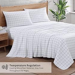Casa Platino Bed Sheets Twin Size, Pre-Washed Ultra
