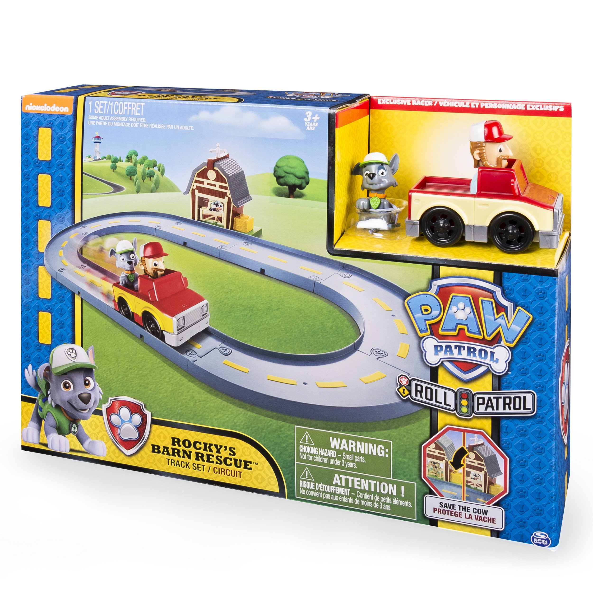 paw patrol train track set