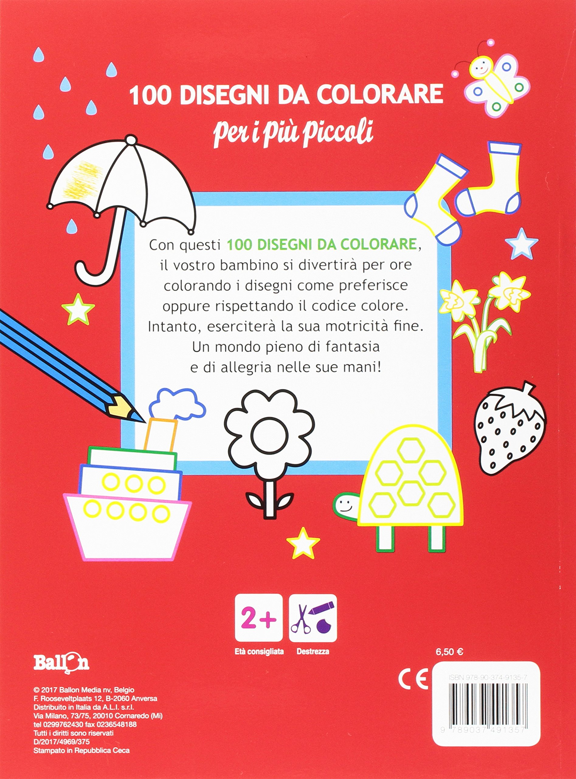 100 disegni da colorare per i pi¹ piccoli Ediz a colori Amazon Libri