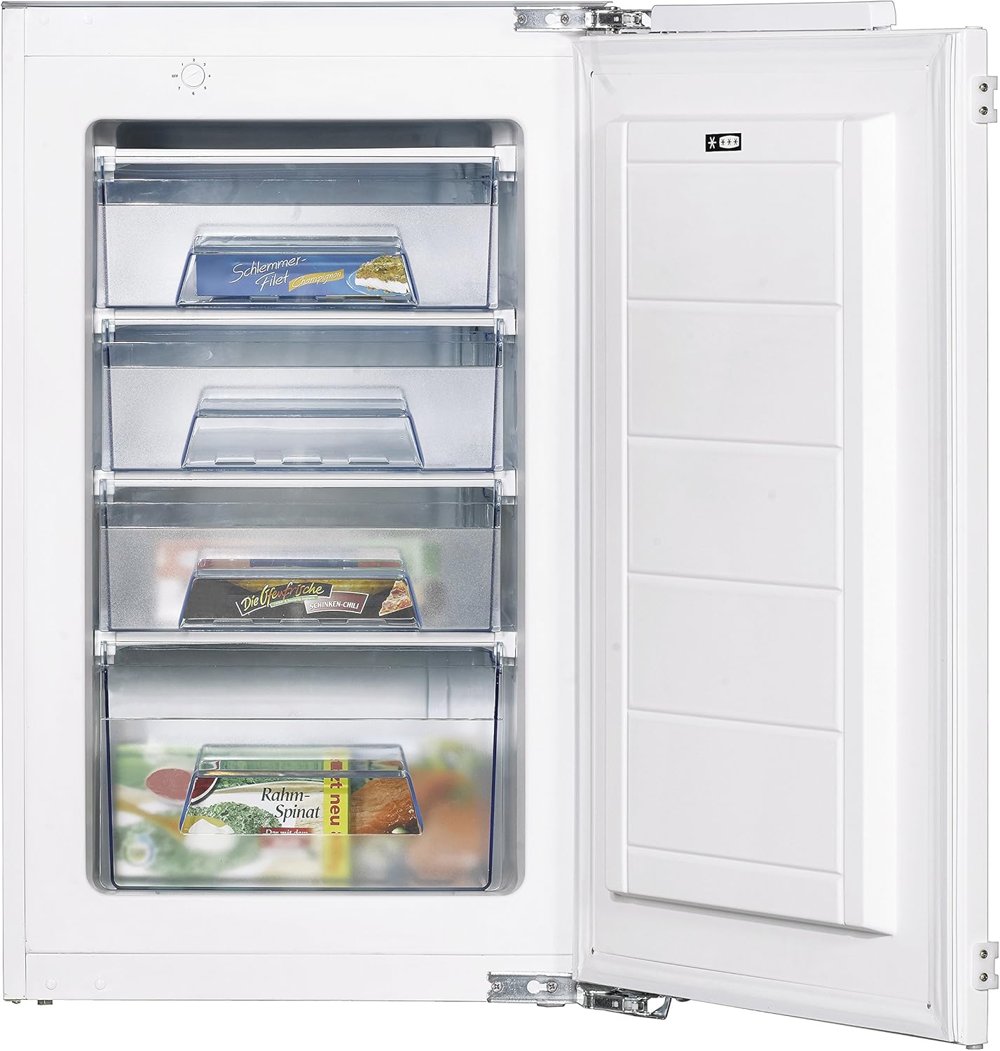 Amica EGS 16173 Gefrierschrank/A++ / 87.5 cm Höhe / 146 kWh/Jahr / 85 L Gefrierteil/AntiBacteria Beschichtung/Wechselbarer Türanschlag/weiß