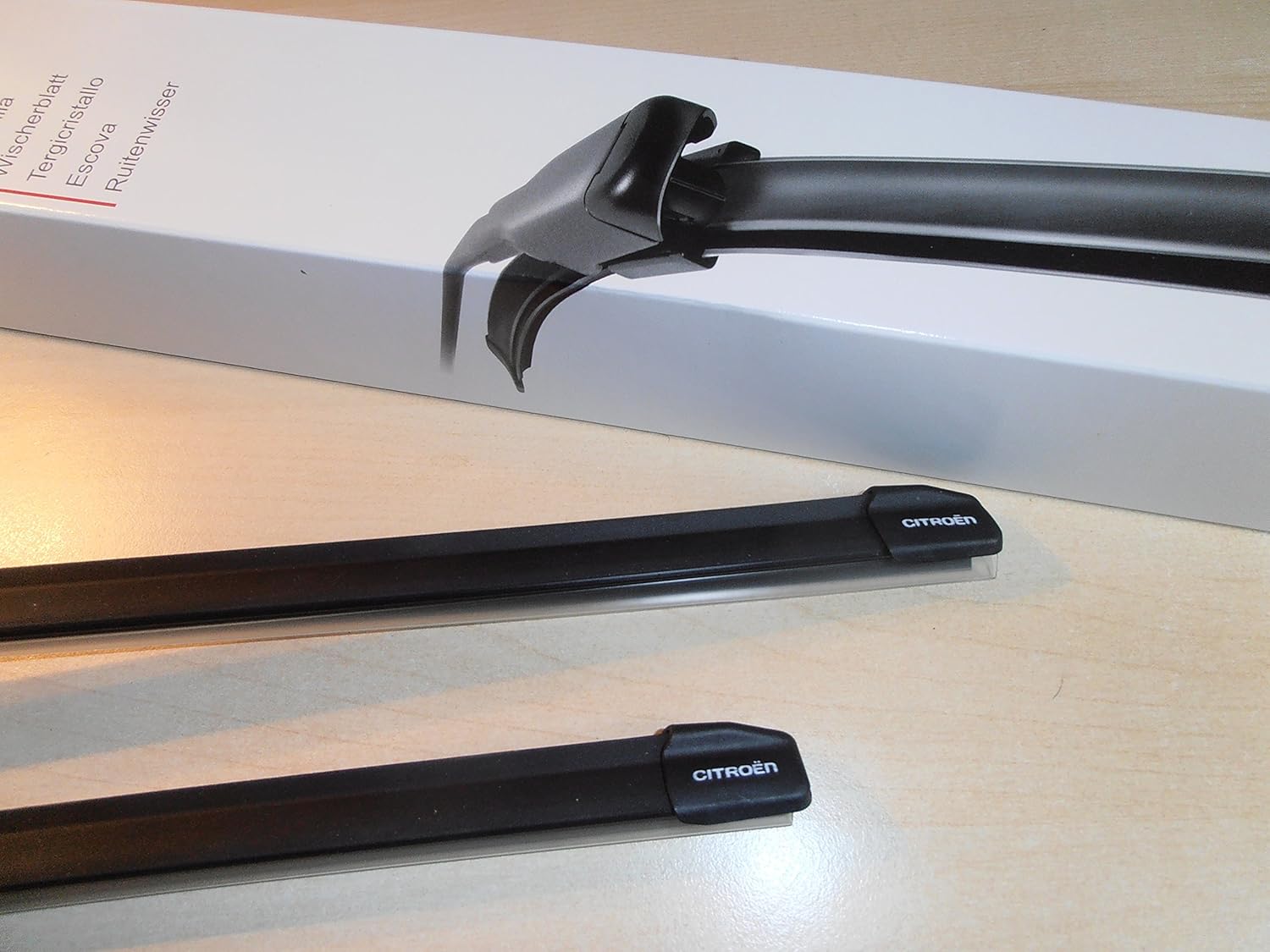 GENUINE CITROEN OEM Wiper Blades" with logo (pair) Amazon.co.uk Car