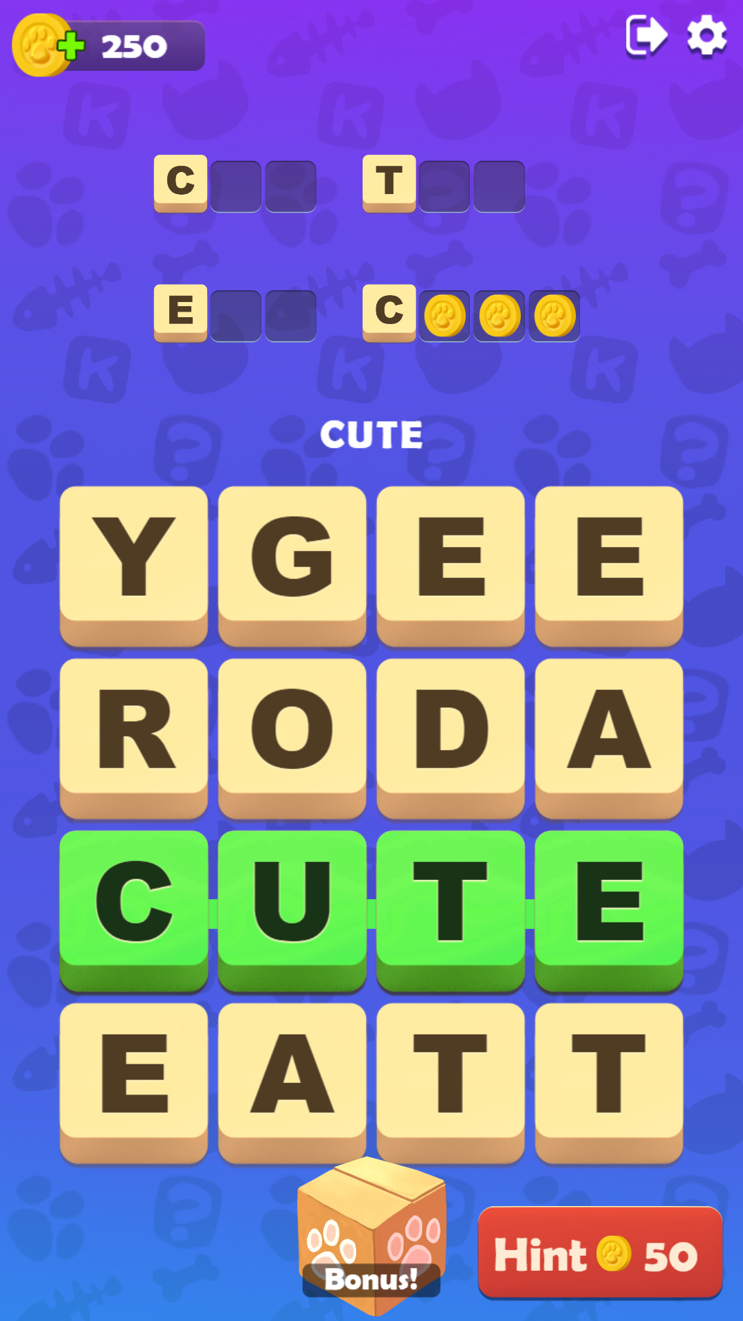 Kitty Scramble Word Finding Game Amazon.es Appstore para Android