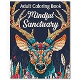 RYVE Animal Coloring Book for Adults - Unwind and