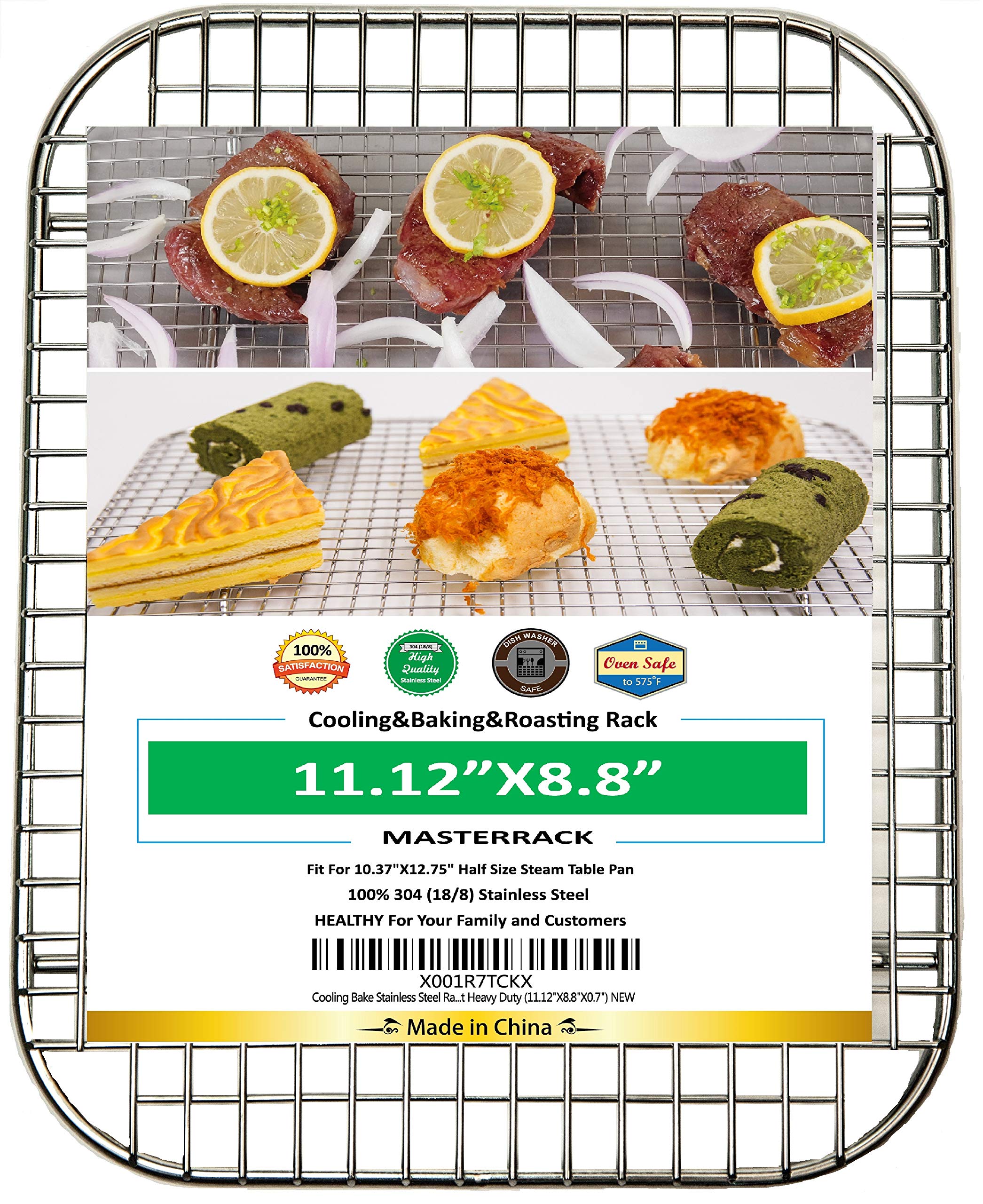 Photo 1 of MASTEERACK 1/2 Stainless Steel Steam Pan Rack (11"X9.0")