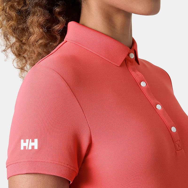 Damen W Crewline Polo, Sonnenuntergang Rosa, XS