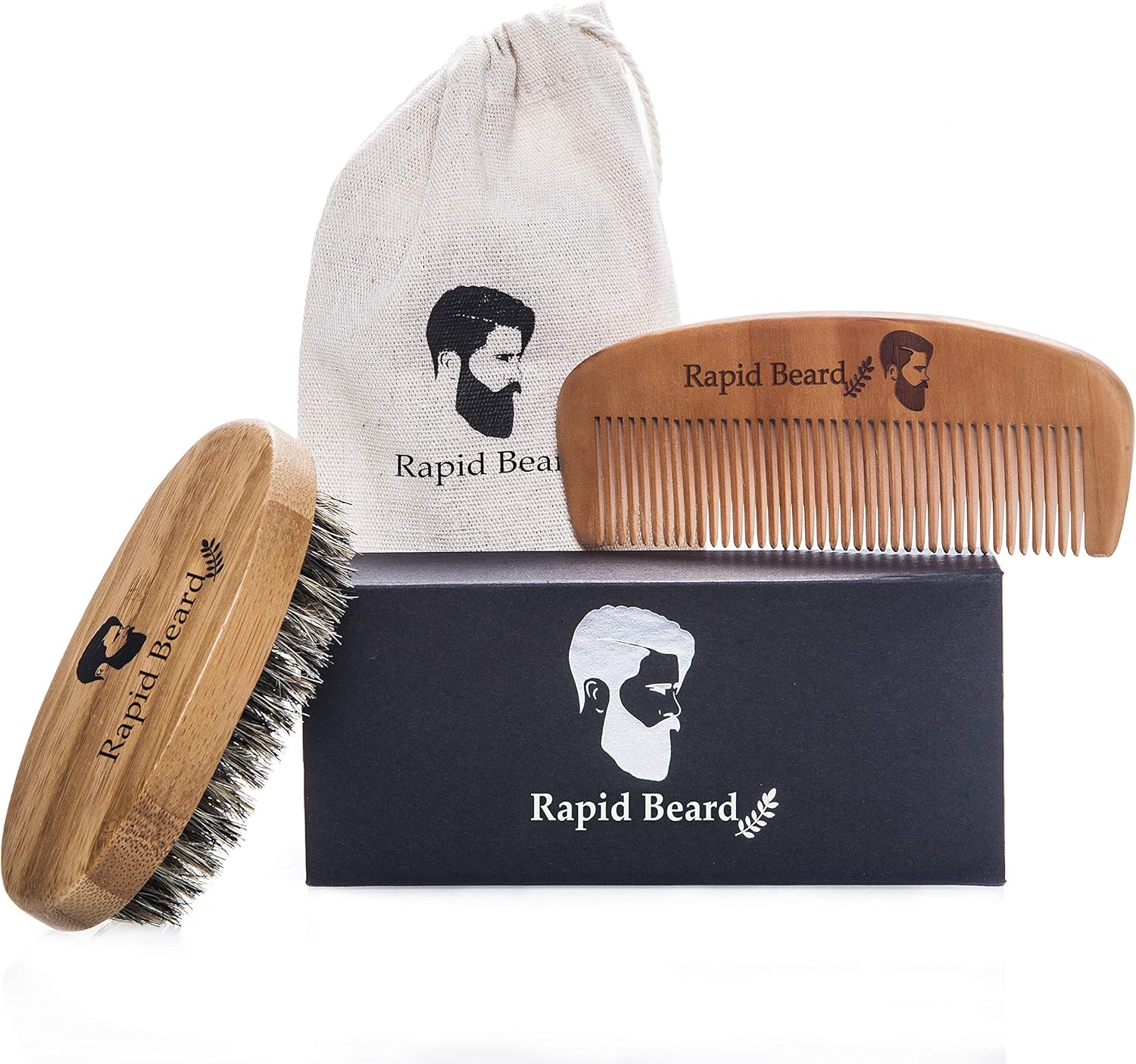 best beard comb and brush set