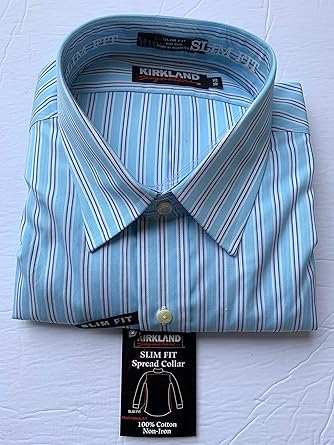 kirkland signature tailored fit dress shirt