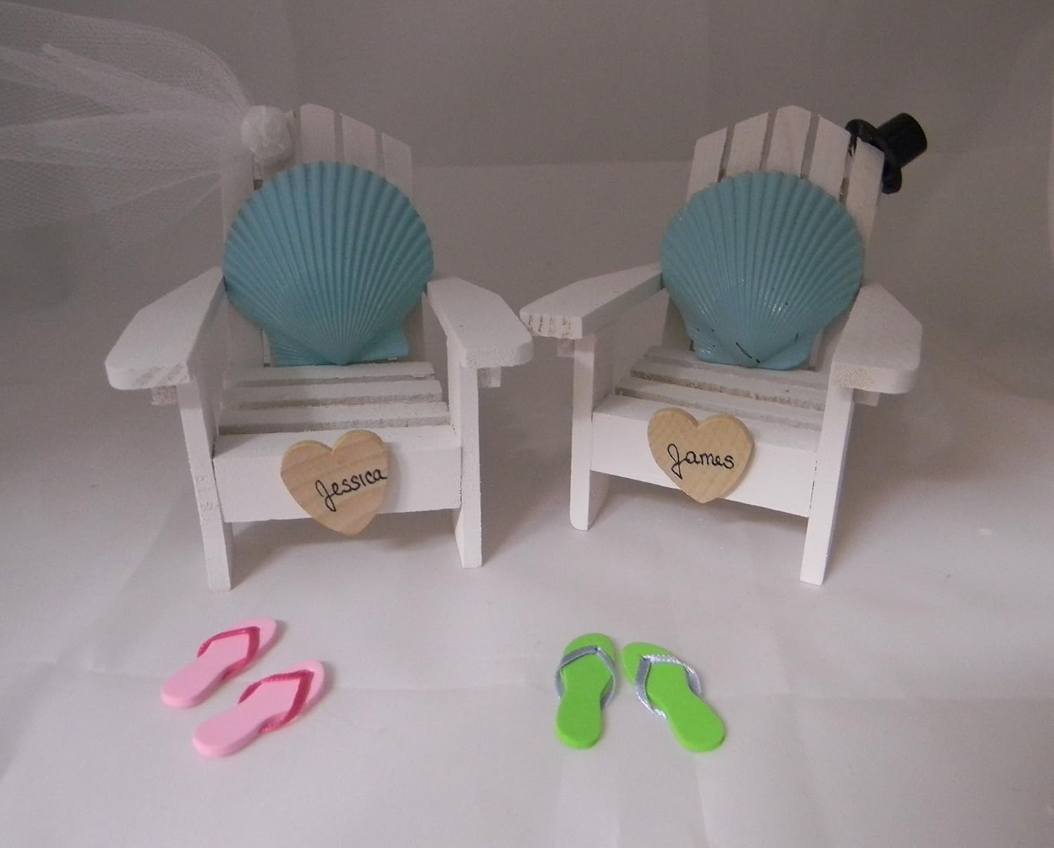 Best wedding cake toppers beach chairs