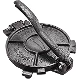 ARC, 0027, 10 inch Cast Iron Tortilla Press, Press surface diameter, Heavy Duty, Even Pressing - Black (10.4")