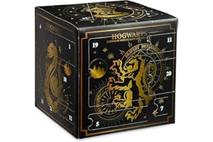 Harry Potter Advent Calendar 2025 Girls Teens Women 24 Day Christmas Countdown with Keychains Socks Accessories Magical Calendar Gifts for Girls (Black Cube)